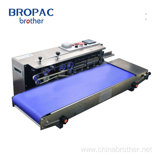 Pouch bag sealer Conveyor width 25cm sealing Machine